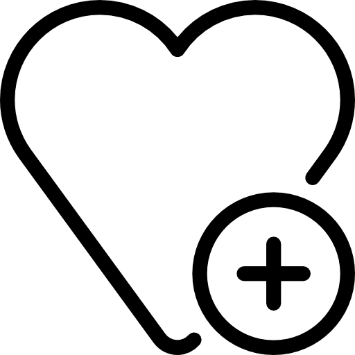 Heart loving shapes lover icon