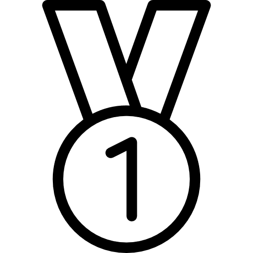 Medal sports and competition insignia medal icon