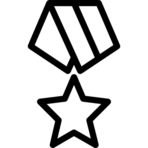 Medal award reward emblem icon