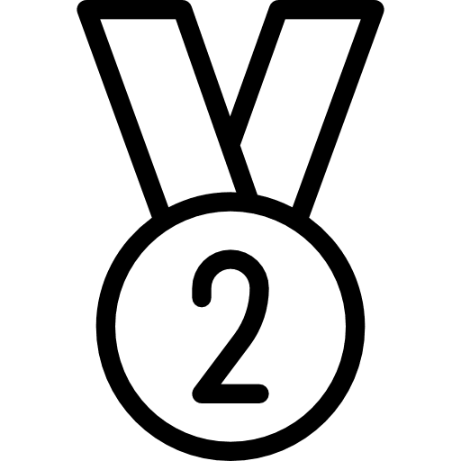 Medal award sports and competition reward icon