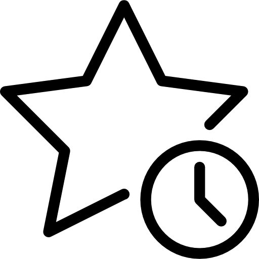 Star rate signs interface icon