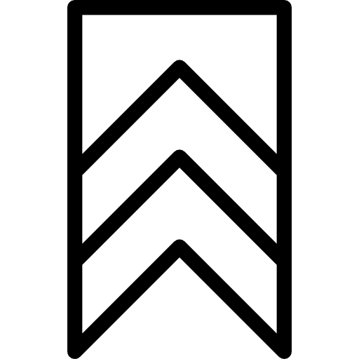 Chevron chevron military insignia icon