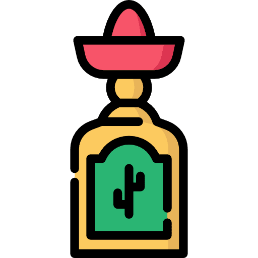 Tequila tequila food party icon