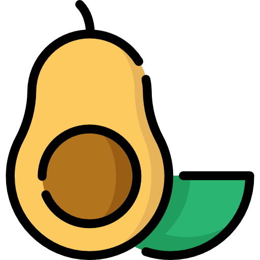 Avocado food avocado vegetarian icon
