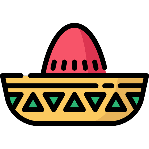 Mexican hat mexican hat fashion moustache icon