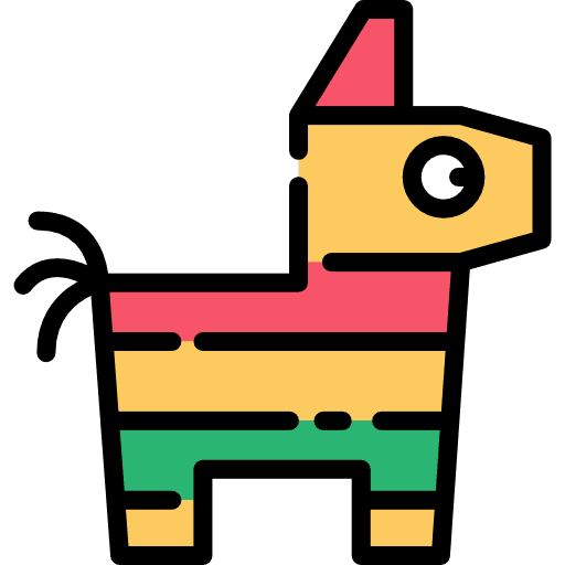 Piñata celebration birthday and party mexico icon