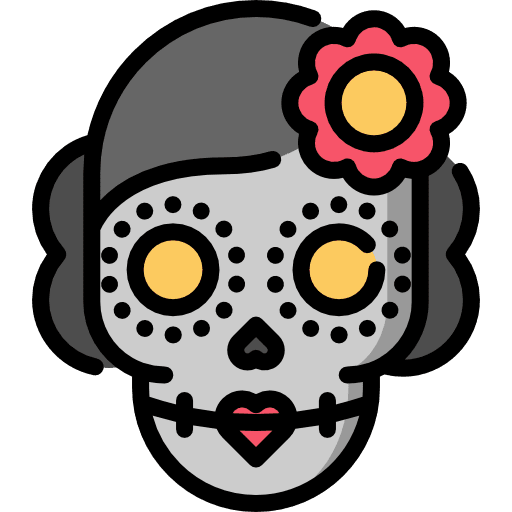 Skull signs medical skull icon