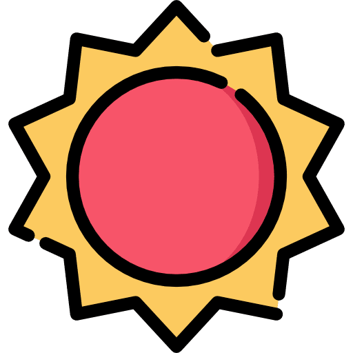 Sun nature sunny summertime icon
