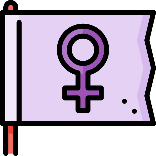 Feminism venus symbol girl icon