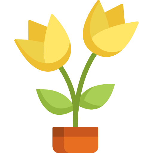 Flowers nature botanical petals icon