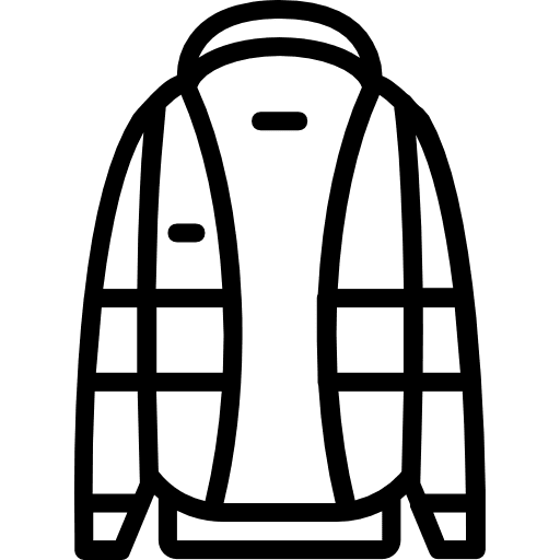 Coat overcoat fashion garment icon