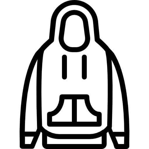 Hoodie fashion hoodie garment icon