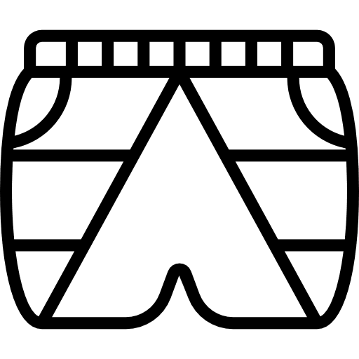 Short fashion shorts trousers icon