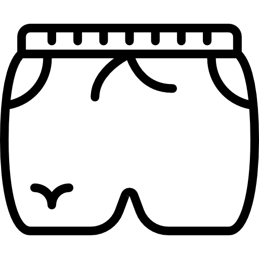Short pants trousers garment icon