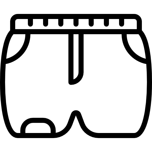 Short shorts pants garment icon