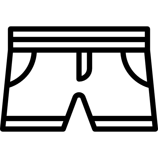 Short trousers clothes shorts icon