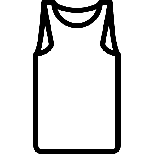 Sleeveless garment clothes sleeveless icon