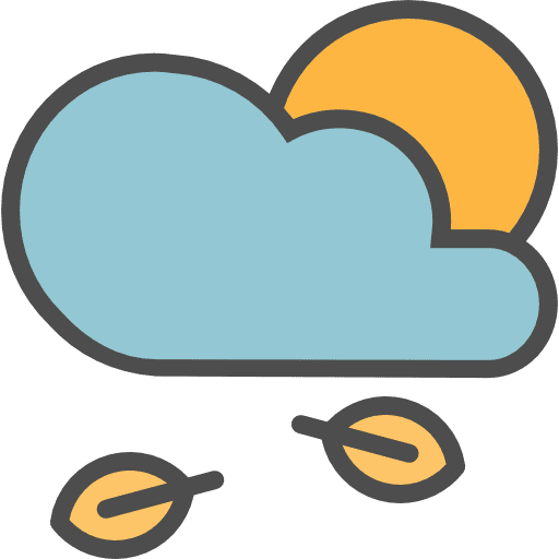 Cloudy cloudy meteorology spring icon