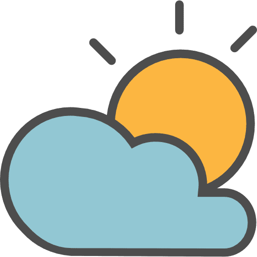 Cloudy forecast weather cloudy icon