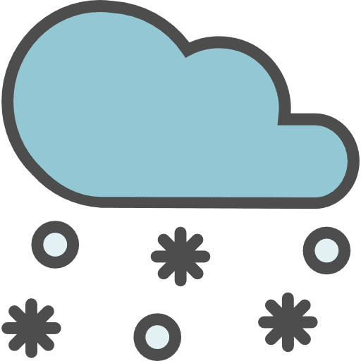 Snowing snowing cloud meteorology icon