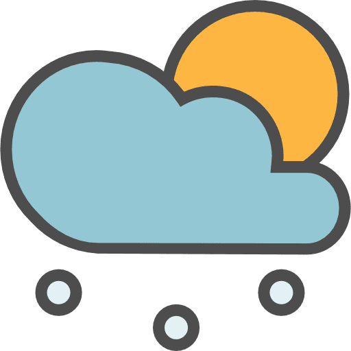 Snowing snowing weather cloud icon