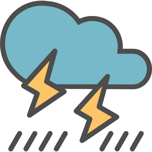 Storm storm weather forecast icon