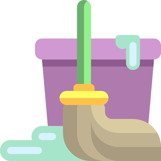 Cleaning bucket miscellaneous housekeeping icon