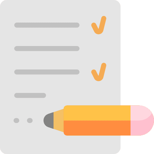 List files and folders tasks list icon