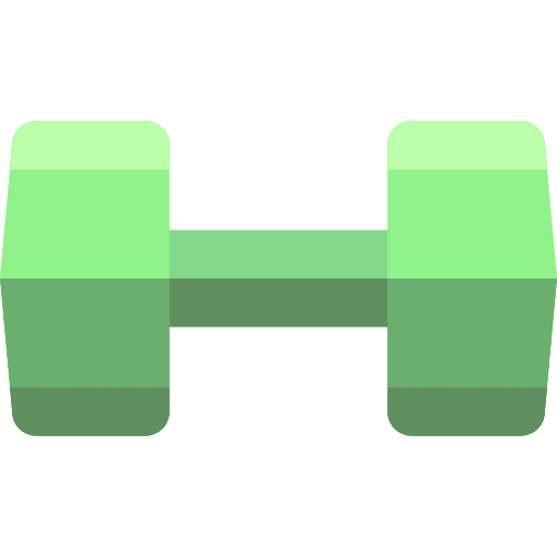 Dumbbell sports and competition weight gym icon