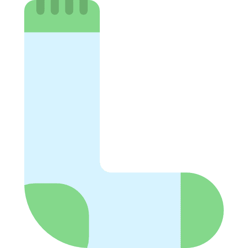 Sock feet fashion sock icon