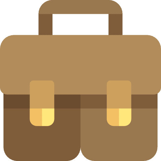 Briefcase bag suitcase travel icon