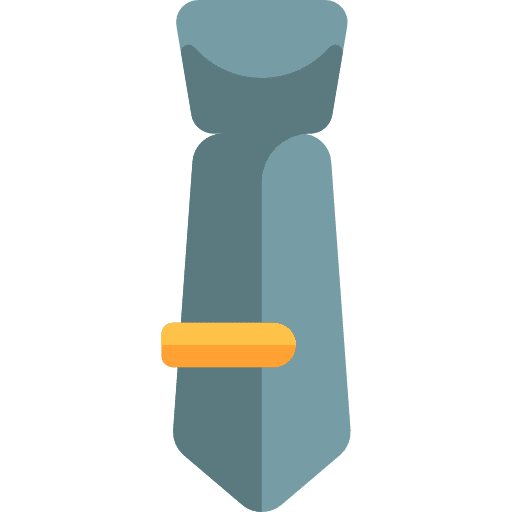 Tie tie stripes elegant icon