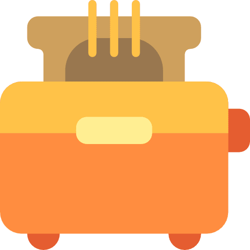 Toaster kitchenware food and restaurant toaster icon