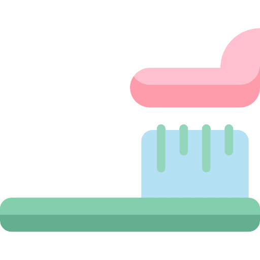 Toothbrush health care toothbrush toothpaste icon