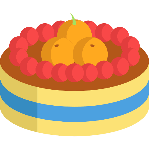 Fruit cake bakery food food and restaurant icon