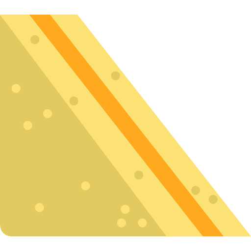 Sandwich bread lunch food icon