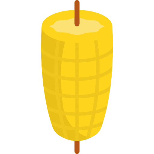 Corn diet vegetarian healthy food icon