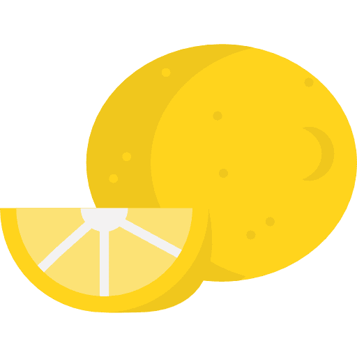 Lemon fruit food candy icon
