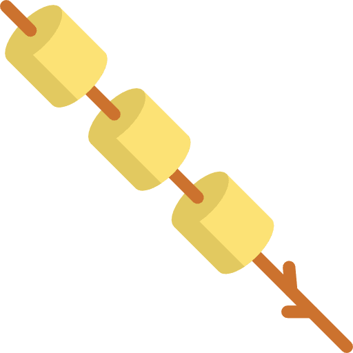 Marshmallow dessert food and restaurant food icon