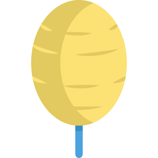 Cotton candy food and restaurant sugar food icon