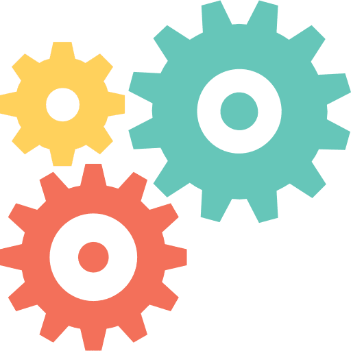Settings configuration electronics cogwheel icon