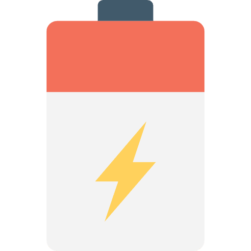 Battery full battery battery status technology icon