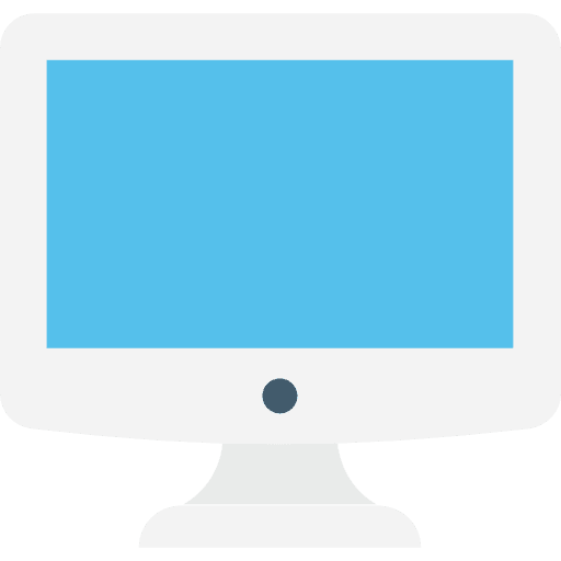 Monitor tv technology electronics icon