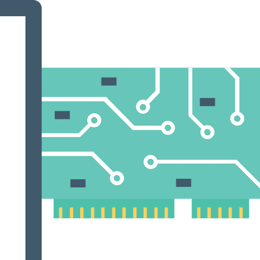 Motherboard electronics electronic processor icon