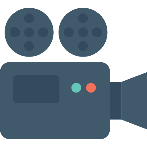 Video camera electronics technology film icon