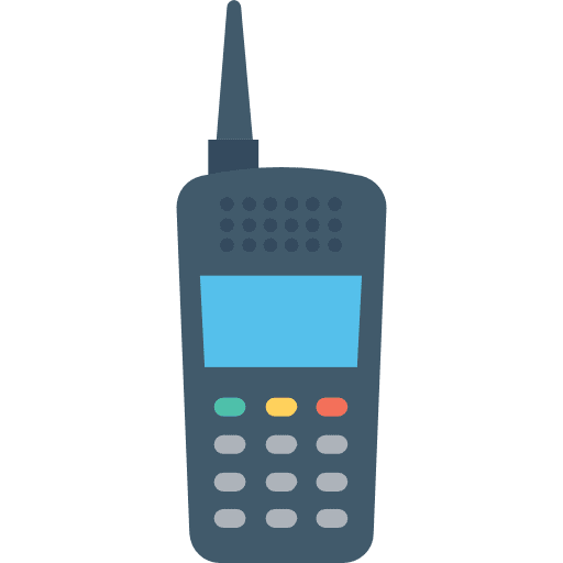 Walkie talkie frequency electronics communication icon