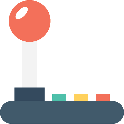 Joystick video game multimedia gamepad icon