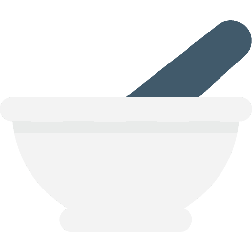 Mortar medicine chemical medical icon