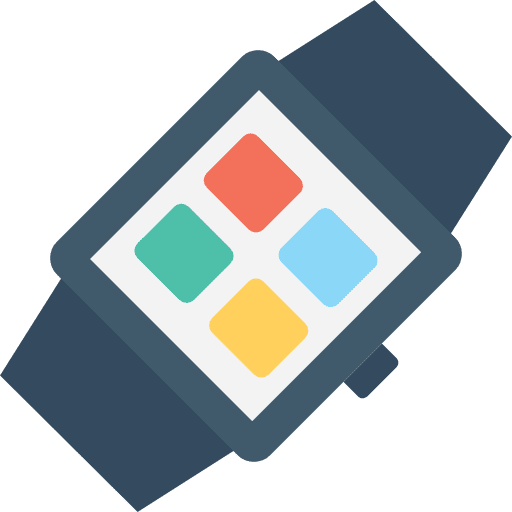 Smartwatch technology coding smartwatch icon