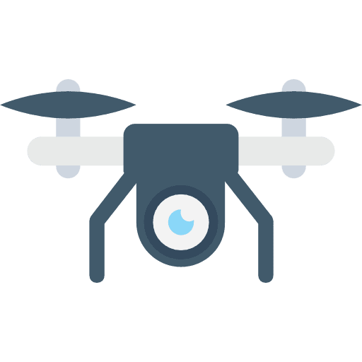 Drone drone fly transport icon